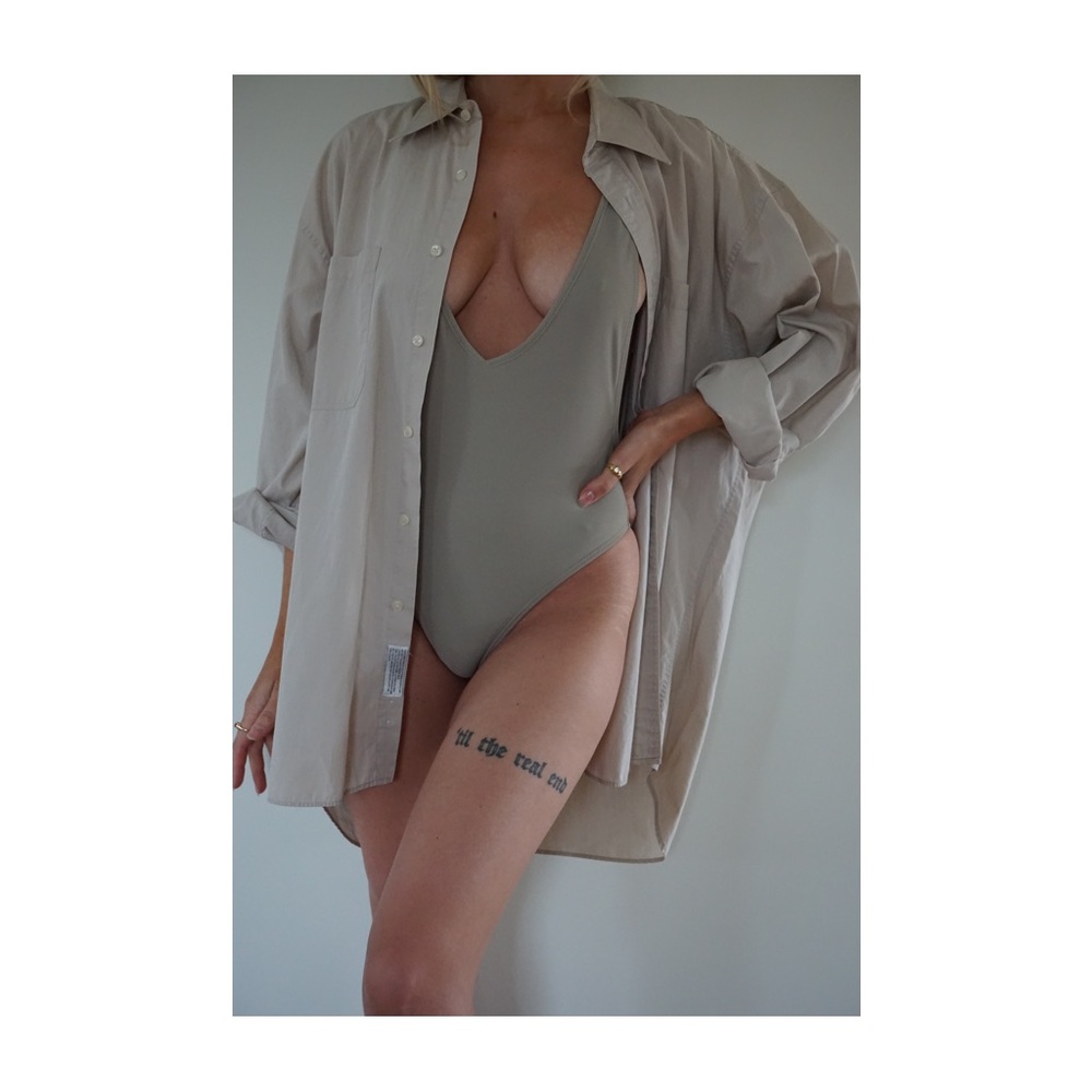 Taupe Showpo one piece swimsuit
